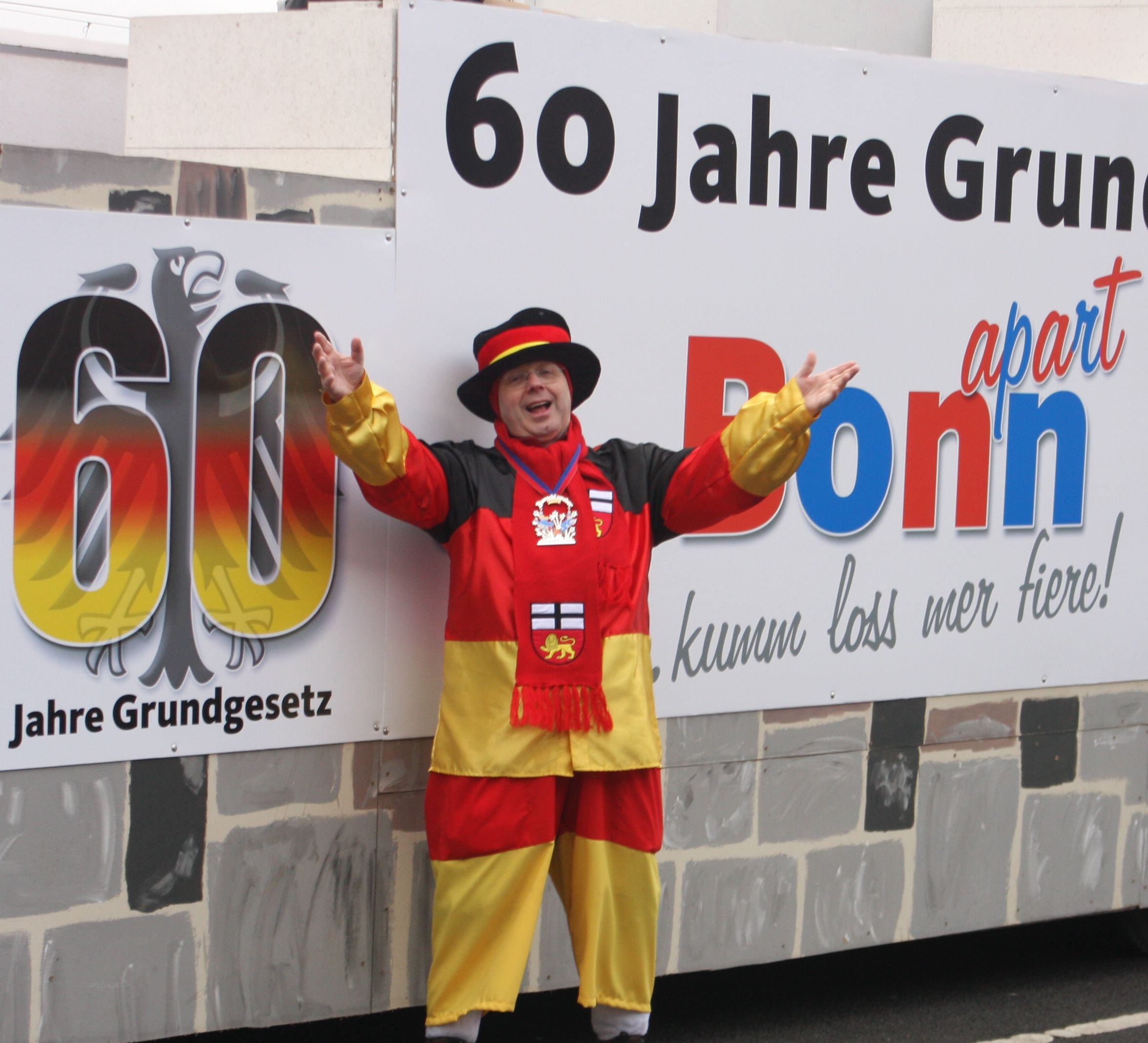 Beim Bonner Rosenmontagszug